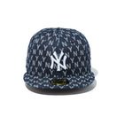 59FIFTY Denim Monogram ニューヨーク・ヤンキース デニム モノグラム - 13516116-700 | NEW ERA ニューエラ公式オンラインストア