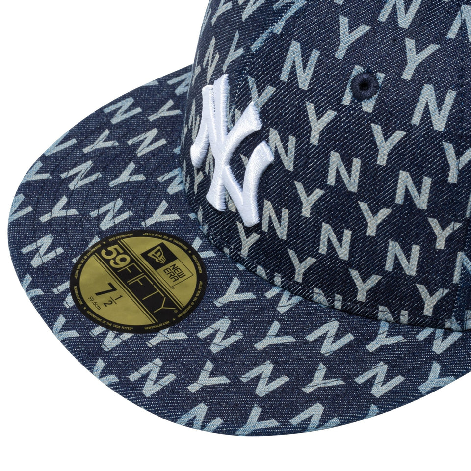 59FIFTY Monogram ニューヨークヤンキース デニム モノグラム ③