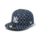 59FIFTY Denim Monogram ニューヨーク・ヤンキース デニム モノグラム - 13516116-700 | NEW ERA ニューエラ公式オンラインストア