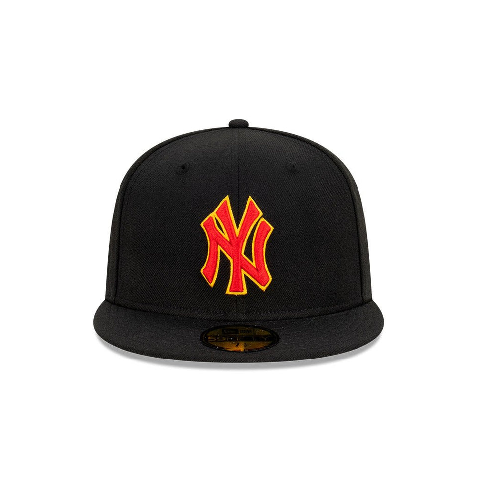 59FIFTY Digital Color ニューヨーク・ヤンキース ブラック × レッド / イエローゴールド - 13366489-700 | NEW ERA ニューエラ公式オンラインストア