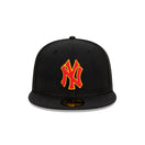 59FIFTY Digital Color ニューヨーク・ヤンキース ブラック × レッド / イエローゴールド - 13366489-700 | NEW ERA ニューエラ公式オンラインストア