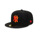 59FIFTY Digital Color ニューヨーク・ヤンキース ブラック × レッド / イエローゴールド - 13366489-700 | NEW ERA ニューエラ公式オンラインストア
