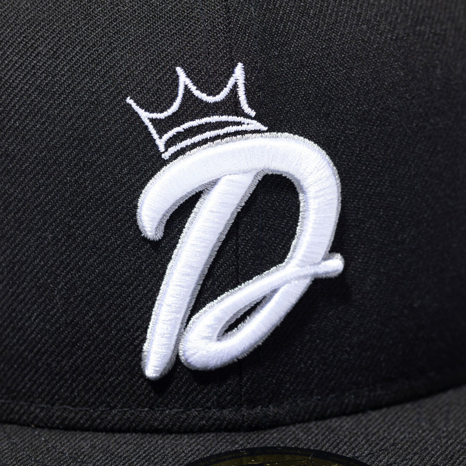 59FIFTY Dogear Records Dロゴ ブラック グレーアンダーバイザー - 13788249-700 | NEW ERA ニューエラ公式オンラインストア