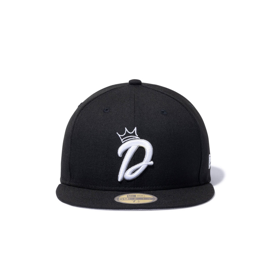 59FIFTY Dogear Records Dロゴ ブラック グレーアンダーバイザー - 13788249-700 | NEW ERA ニューエラ公式オンラインストア