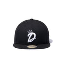 59FIFTY Dogear Records Dロゴ ブラック グレーアンダーバイザー - 13788249-700 | NEW ERA ニューエラ公式オンラインストア