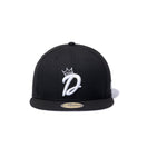 59FIFTY Dogear Records Dロゴ ブラック グレーアンダーバイザー - 13788249-700 | NEW ERA ニューエラ公式オンラインストア