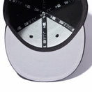 59FIFTY Dogear Records Dロゴ ブラック グレーアンダーバイザー - 13788249-700 | NEW ERA ニューエラ公式オンラインストア