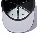 59FIFTY Dogear Records Dロゴ ブラック グレーアンダーバイザー - 13788249-700 | NEW ERA ニューエラ公式オンラインストア