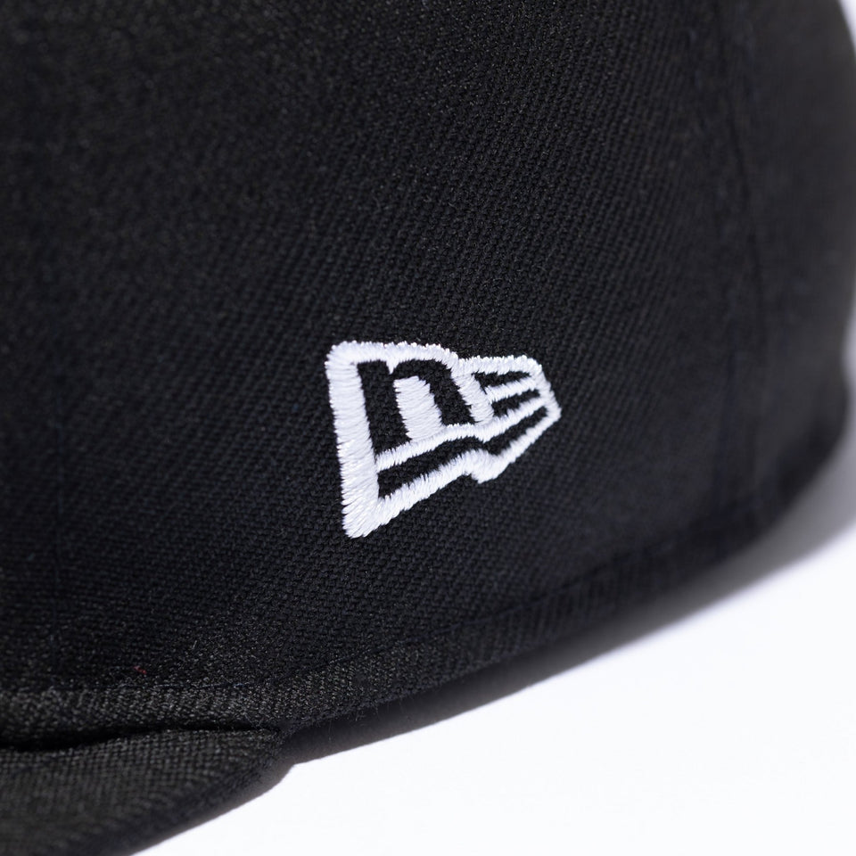59FIFTY Dogear Records Dロゴ ブラック グレーアンダーバイザー - 13788249-700 | NEW ERA ニューエラ公式オンラインストア
