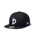 59FIFTY Dogear Records Dロゴ ブラック グレーアンダーバイザー - 13788249-700 | NEW ERA ニューエラ公式オンラインストア