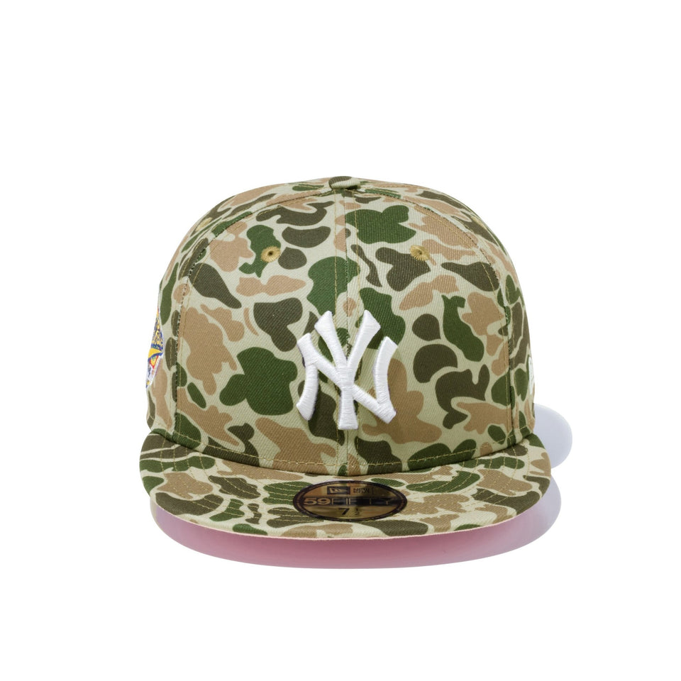 59FIFTY Duck Camo ダックカモ ニューヨーク・ヤンキース ピンクアンダーバイザー - 12850087-700 | NEW ERA ニューエラ公式オンラインストア