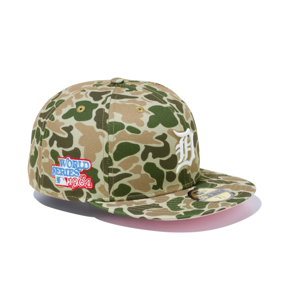 59FIFTY Duck Camo ダックカモ デトロイト・タイガース ピンクアンダーバイザー - 12850089-700 | NEW ERA ニューエラ公式オンラインストア