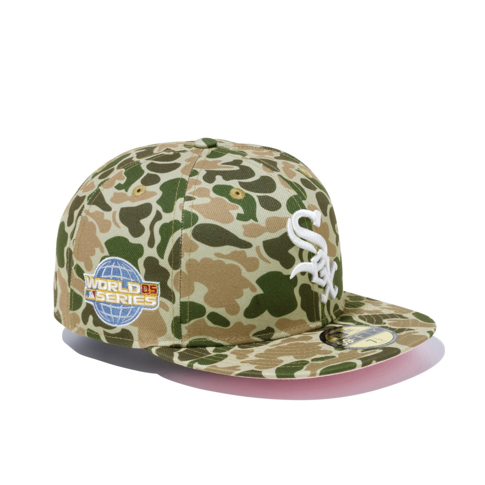 59FIFTY Duck Camo ダックカモ シカゴ・ホワイトソックス ピンクアンダーバイザー - 12850090-700 | NEW ERA ニューエラ公式オンラインストア