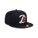 59FIFTY Duo Logo デトロイト・タイガース ネイビー グレーアンダーバイザー - 13748130-700 | NEW ERA ニューエラ公式オンラインストア