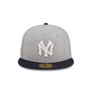 59FIFTY Dynasty ニューヨーク・ヤンキース クーパーズタウン グレー ネイビーバイザー - 13774201-700 | NEW ERA ニューエラ公式オンラインストア