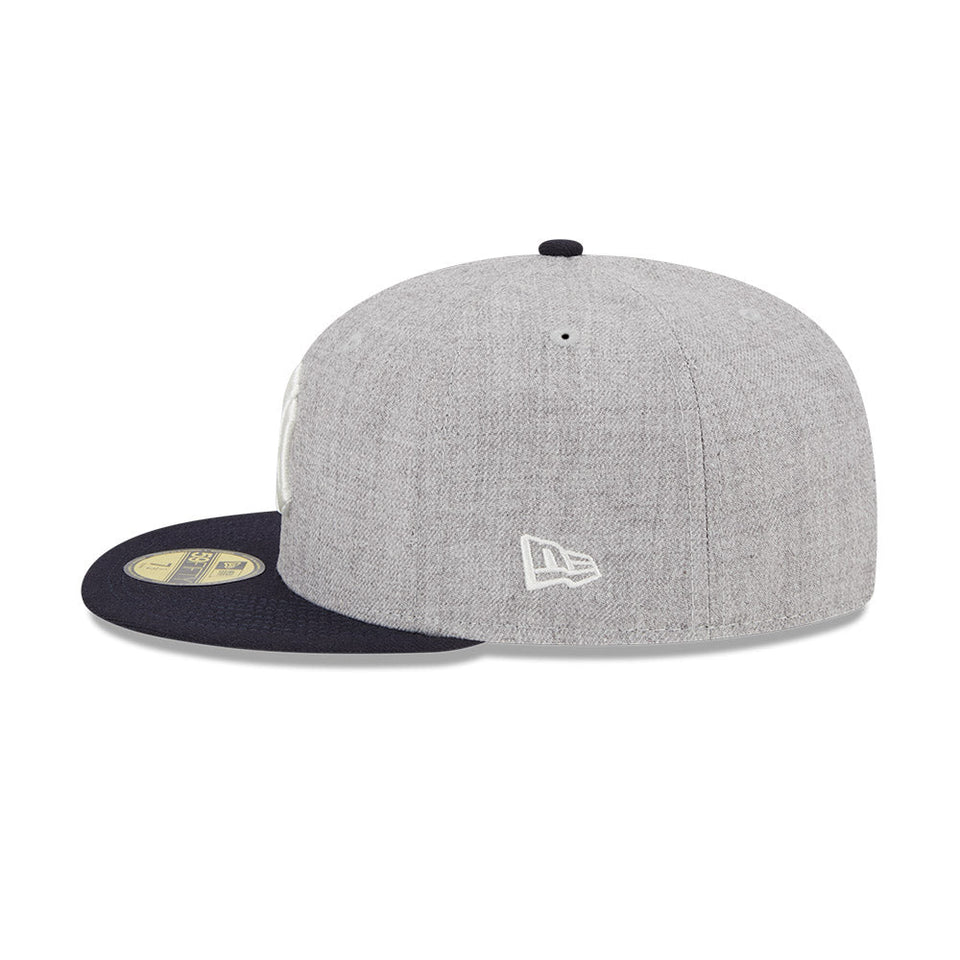 59FIFTY Dynasty ニューヨーク・ヤンキース クーパーズタウン グレー ネイビーバイザー - 13774201-700 | NEW ERA ニューエラ公式オンラインストア