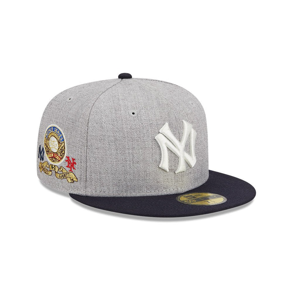59FIFTY Dynasty ニューヨーク・ヤンキース クーパーズタウン グレー ネイビーバイザー | ニューエラオンラインストア