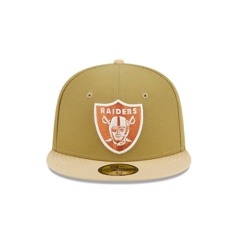 59FIFTY Earth Day Repreve ラスベガス・レイダース モスグリーン グレーアンダーバイザー - 13695332-700 | NEW ERA ニューエラ公式オンラインストア