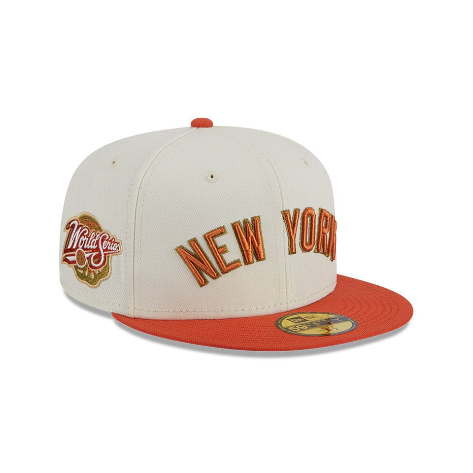 59FIFTY Earth Day Repreve ニューヨーク・ヤンキース クロームホワイト オレンジバイザー - 13695337-700 | NEW ERA ニューエラ公式オンラインストア