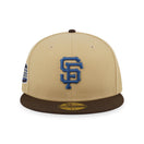 59FIFTY Egypt サンフランシスコ・ジャイアンツ クーパーズタウン ベージュ ブルーアンダーバイザー - 13740204-700 | NEW ERA ニューエラ公式オンラインストア