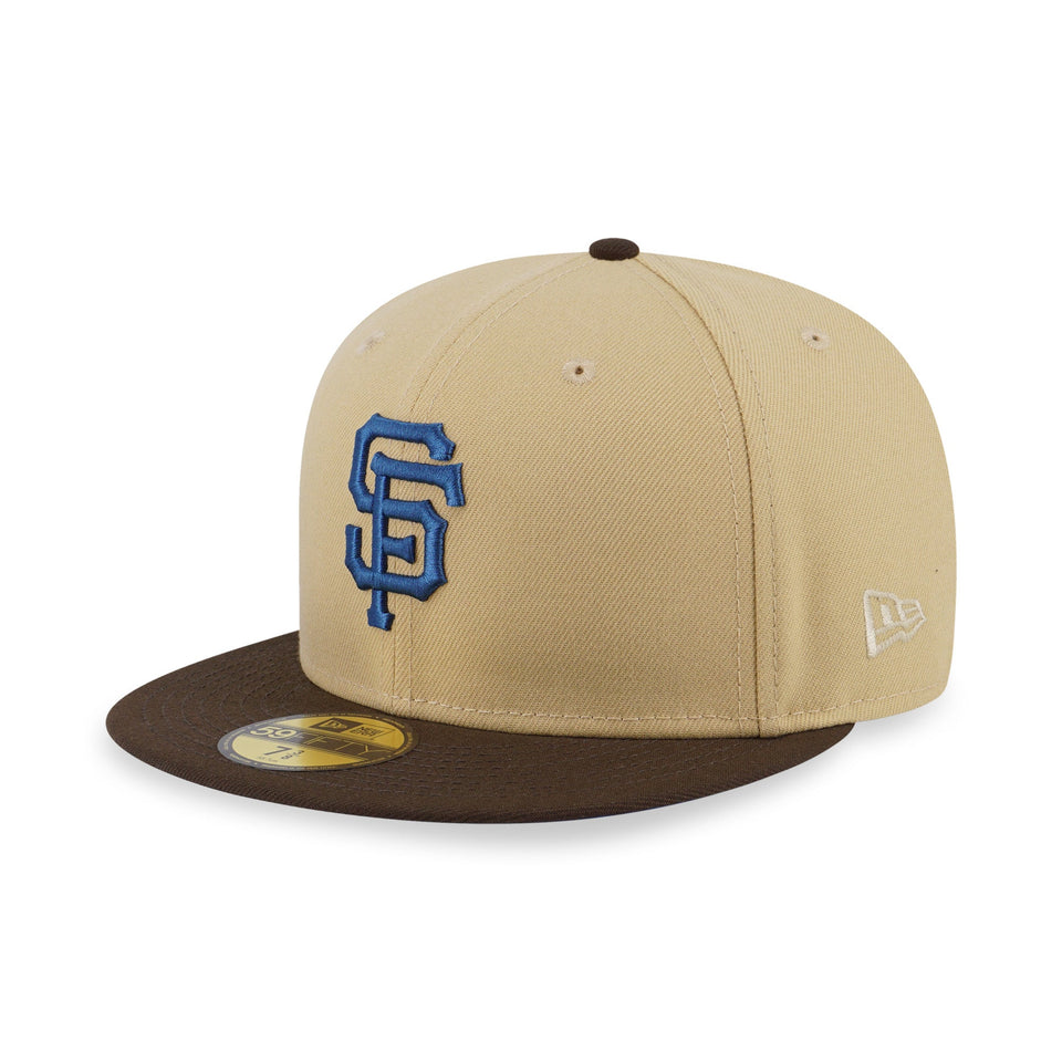 59FIFTY Egypt サンフランシスコ・ジャイアンツ クーパーズタウン ベージュ ブルーアンダーバイザー - 13740204-700 | NEW ERA ニューエラ公式オンラインストア