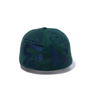 59FIFTY ERIC ELMS エリック・エルムズ アートワーク ダークグリーン ネイビーバイザー - 13071838-700 | NEW ERA ニューエラ公式オンラインストア