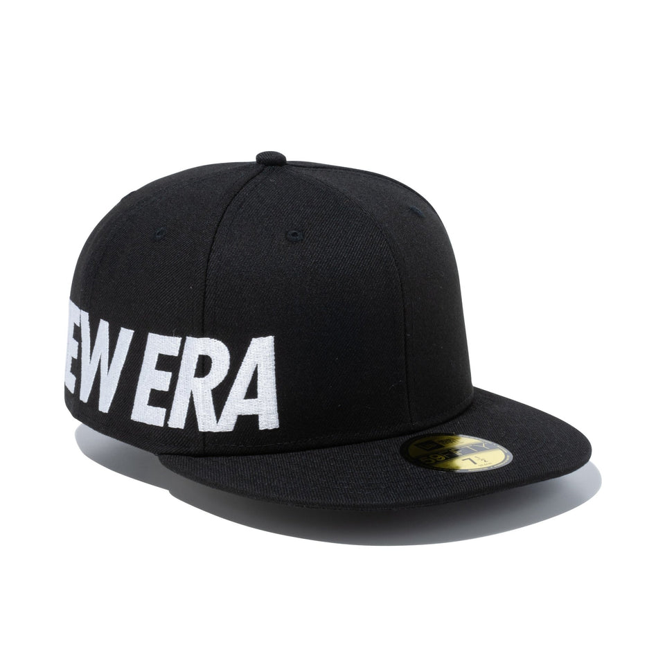 59FIFTY Essential エッセンシャルロゴ ブラック × スノーホワイト - 13516140-700 | NEW ERA ニューエラ公式オンラインストア