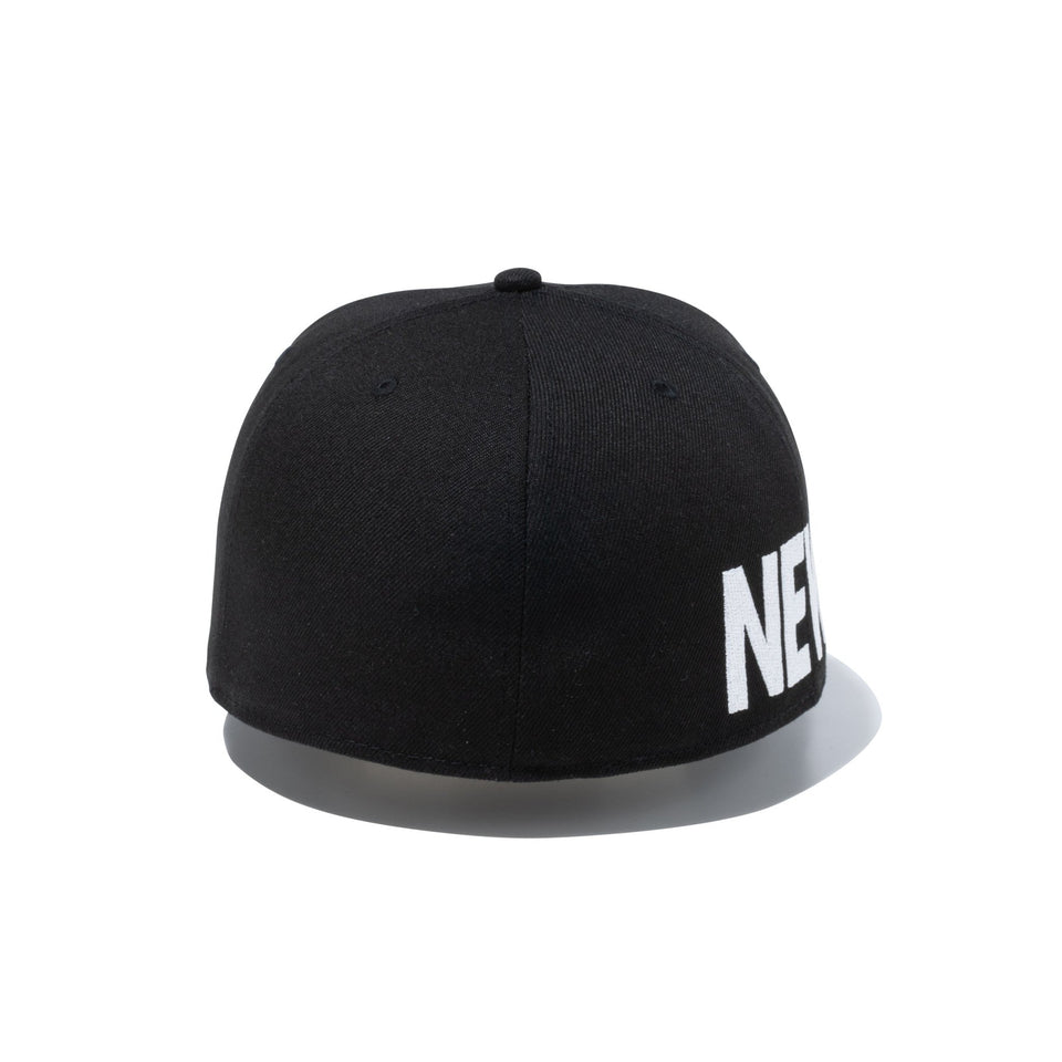 59FIFTY Essential エッセンシャルロゴ ブラック × スノーホワイト - 13516140-700 | NEW ERA ニューエラ公式オンラインストア