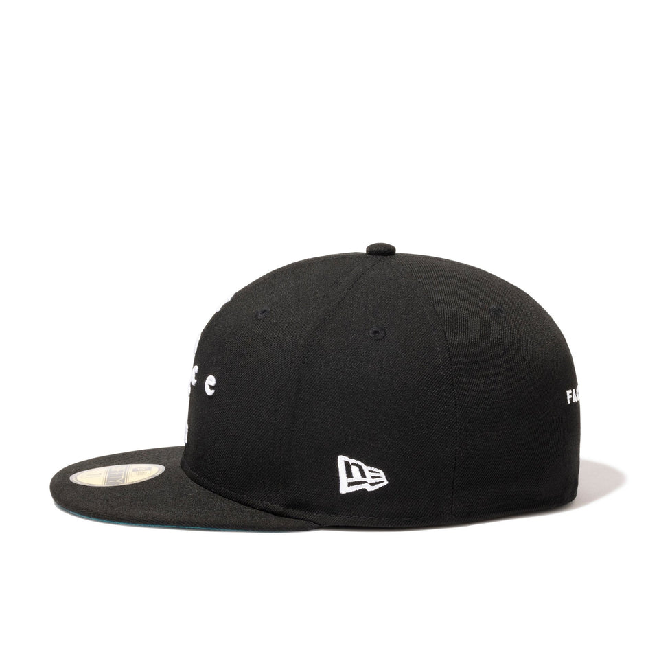 59FIFTY FACETASM FW23 ブラック シャークテイルアンダーバイザー ...