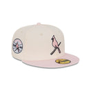 59FIFTY Fauna セントルイス・カージナルス クーパーズタウン クロームホワイト ピンクバイザー - 13821981-700 | NEW ERA ニューエラ公式オンラインストア