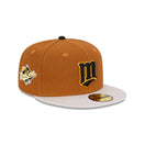 59FIFTY Fauna ミネソタ・ツインズ クーパーズタウン ウォルナット ストーンバイザー - 13821982-700 | NEW ERA ニューエラ公式オンラインストア