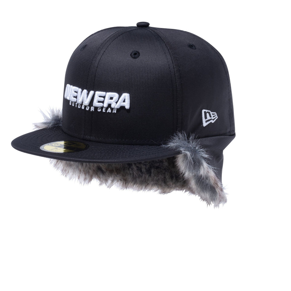 59FIFTY Flip Down フリップダウン Water Repellent ブラック【ニューエラ アウトドア】 - 13772485-700 | NEW ERA ニューエラ公式オンラインストア