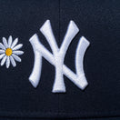 59FIFTY Flower Embroidery ニューヨーク・ヤンキース ネイビー - 14109889-700 | NEW ERA ニューエラ公式オンラインストア