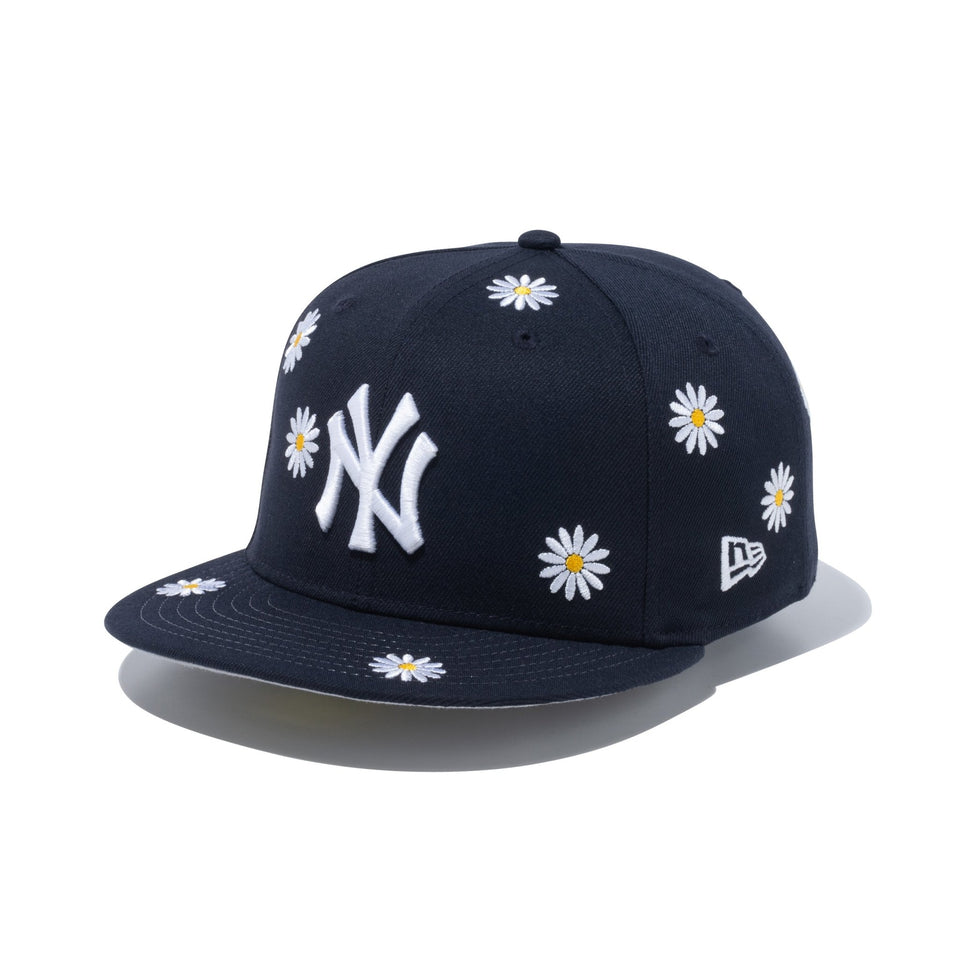 59FIFTY Flower Embroidery ニューヨーク・ヤンキース ネイビー - 14109889-700 | NEW ERA ニューエラ公式オンラインストア