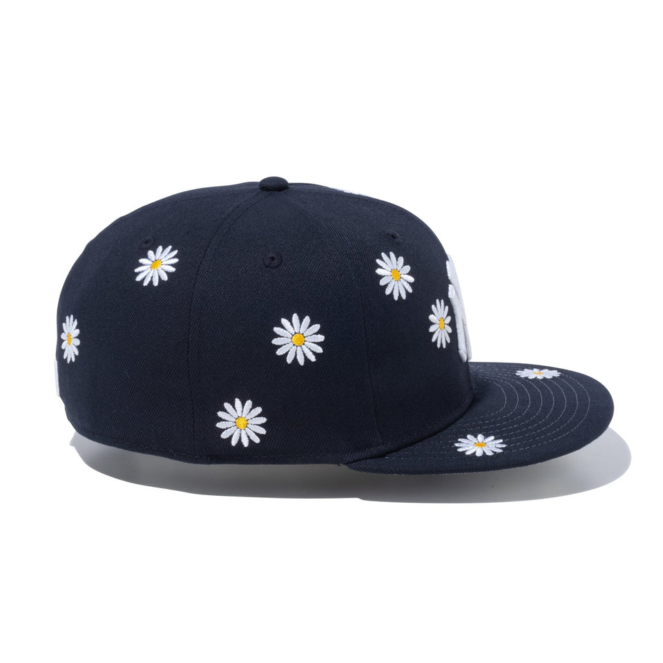 59FIFTY Flower Embroidery ニューヨーク・ヤンキース ネイビー - 14109889-700 | NEW ERA ニューエラ公式オンラインストア