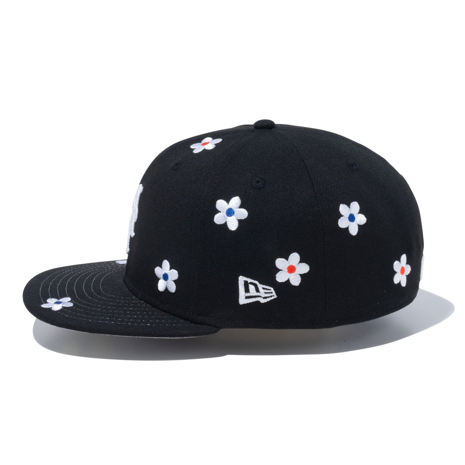 59FIFTY Flower Embroidery ニューヨーク・メッツ ブラック - 14109895-700 | NEW ERA ニューエラ公式オンラインストア