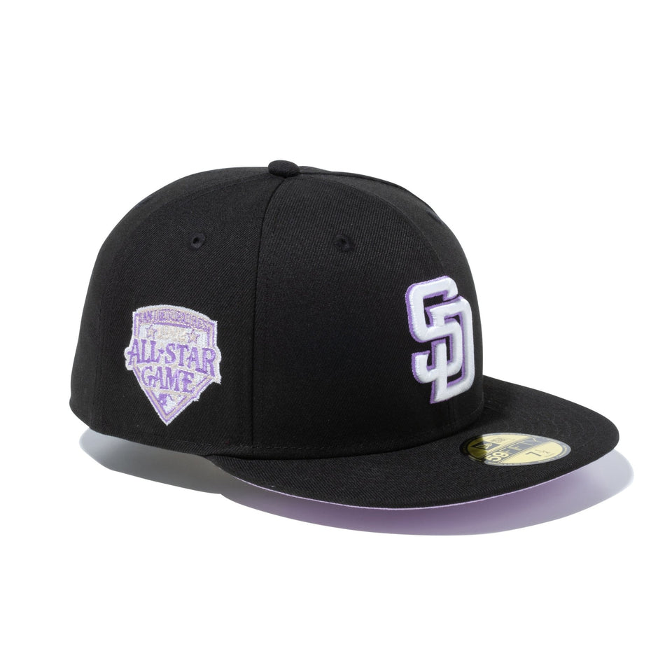 59FIFTY Gelato サンディエゴ・パドレス ブラック ライトパープル