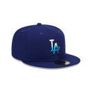 59FIFTY Gradient ロサンゼルス・ドジャース ブルー ベージュアンダーバイザー - 13743525-700 | NEW ERA ニューエラ公式オンラインストア