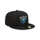 59FIFTY Gradient ラスベガス・レイダース ブラック ベージュアンダーバイザー - 13743526-700 | NEW ERA ニューエラ公式オンラインストア