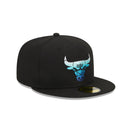 59FIFTY Gradient シカゴ・ブルズ ブラック ベージュアンダーバイザー - 13743528-700 | NEW ERA ニューエラ公式オンラインストア