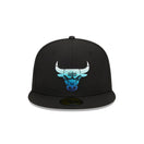59FIFTY Gradient シカゴ・ブルズ ブラック ベージュアンダーバイザー - 13743528-700 | NEW ERA ニューエラ公式オンラインストア