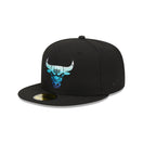 59FIFTY Gradient シカゴ・ブルズ ブラック ベージュアンダーバイザー - 13743528-700 | NEW ERA ニューエラ公式オンラインストア