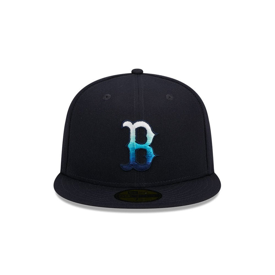 59FIFTY Gradient ボストン・レッドソックス ネイビー ベージュアンダーバイザー - 13743529-700 | NEW ERA ニューエラ公式オンラインストア