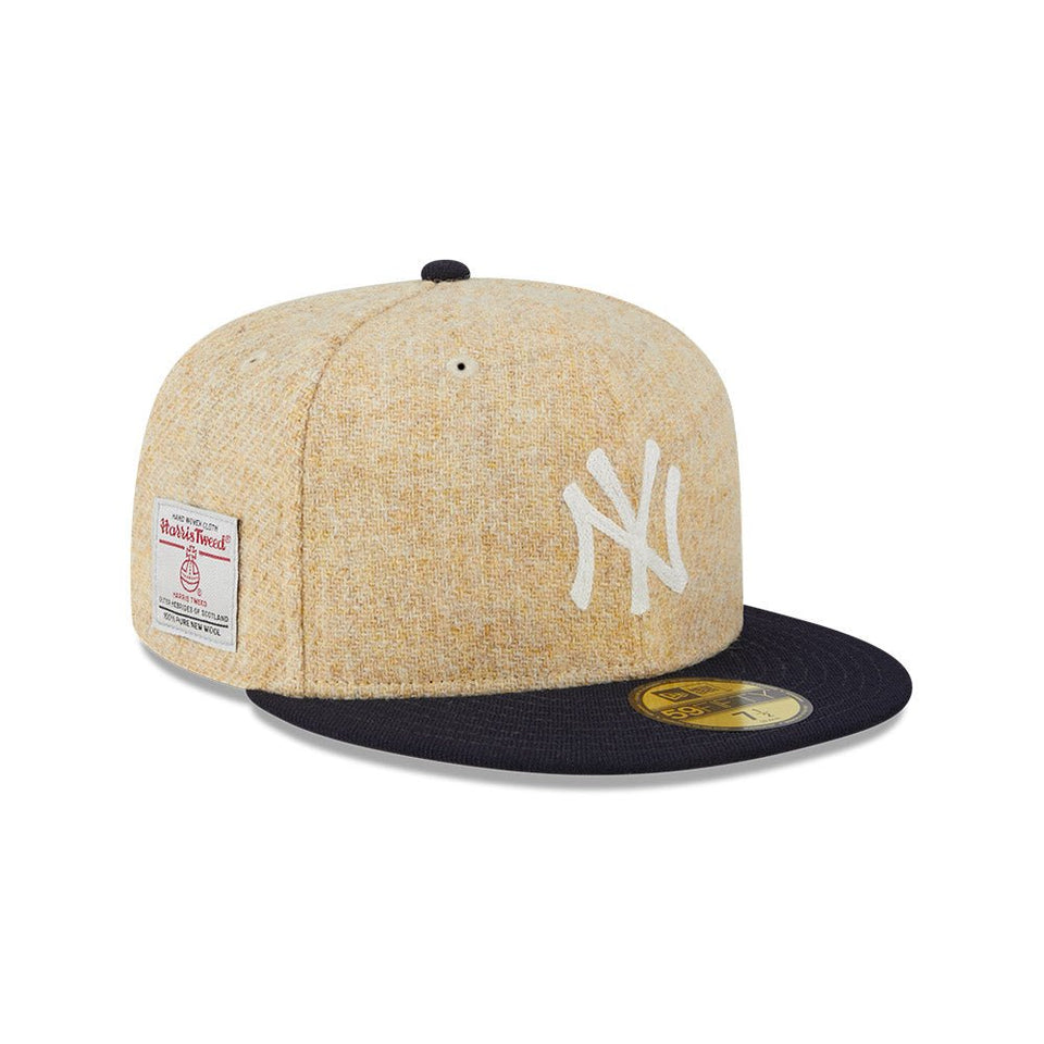 59FIFTY Harris tweed ニューヨーク・ヤンキース ベージュ