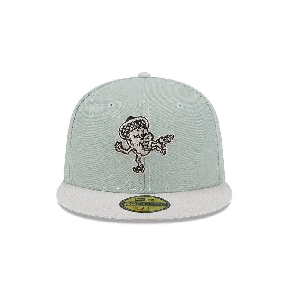 59FIFTY Hometown Roots オークランド・オークス ストーングリーン グレーアンダーバイザー - 13555057-700 | NEW ERA ニューエラ公式オンラインストア