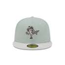 59FIFTY Hometown Roots オークランド・オークス ストーングリーン グレーアンダーバイザー - 13555057-700 | NEW ERA ニューエラ公式オンラインストア