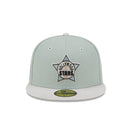 59FIFTY Hometown Roots ハリウッド・スターズ ストーングリーン グレーアンダーバイザー - 13555060-700 | NEW ERA ニューエラ公式オンラインストア