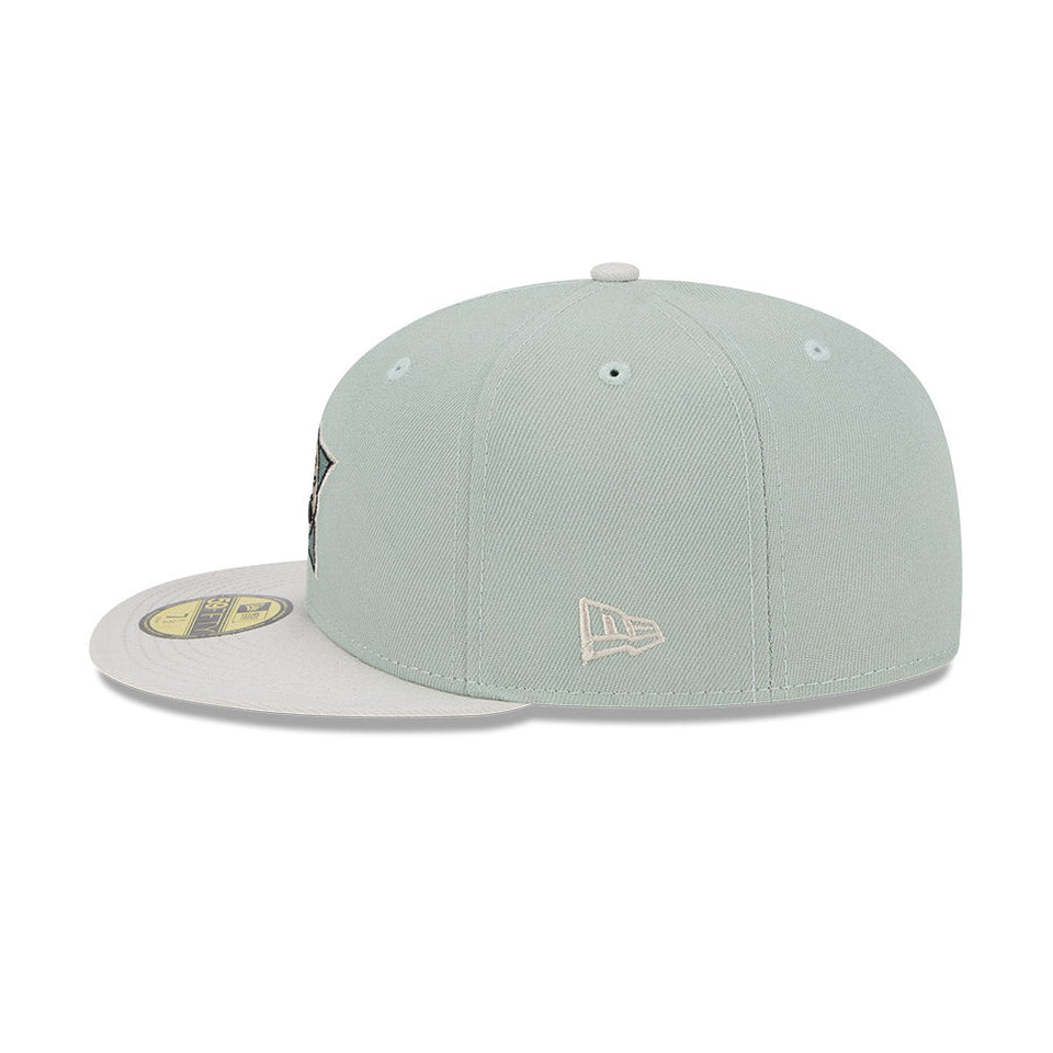 59FIFTY Hometown Roots ハリウッド・スターズ ストーングリーン グレーアンダーバイザー - 13555060-700 | NEW ERA ニューエラ公式オンラインストア