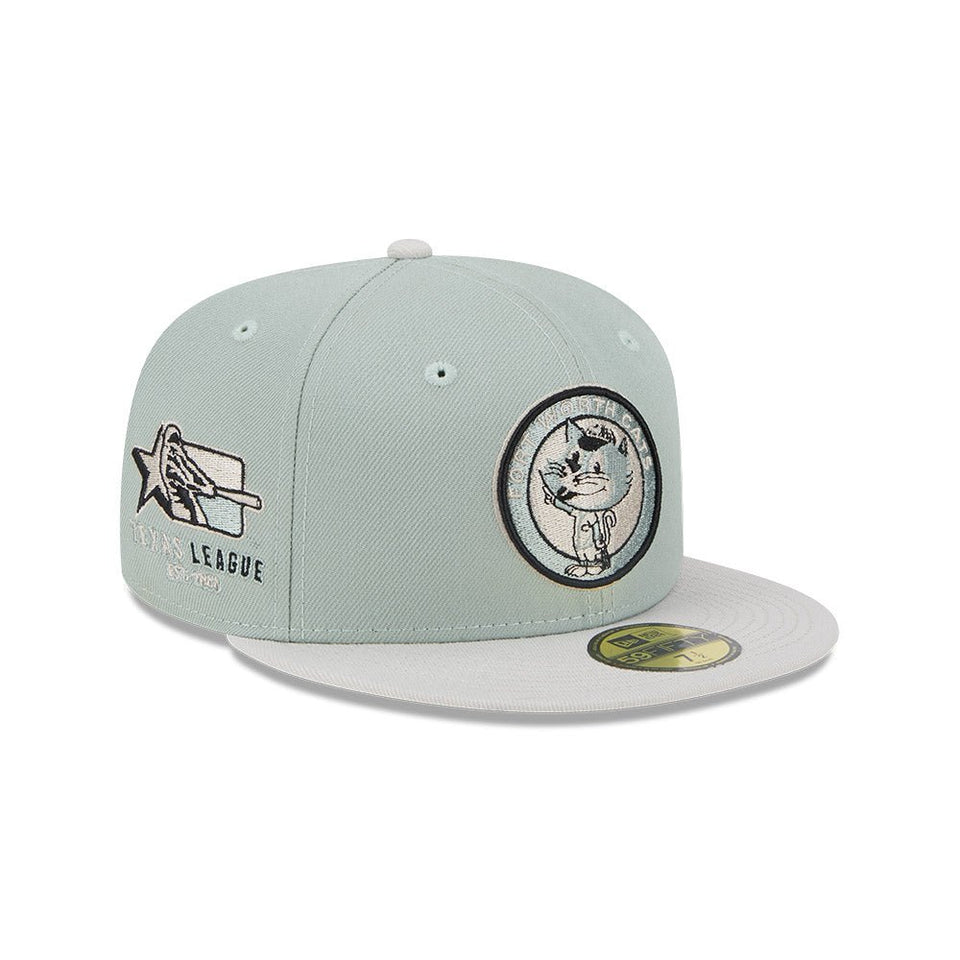 59FIFTY Hometown Roots フォートワース・キャッツ ストーングリーン グレーアンダーバイザー