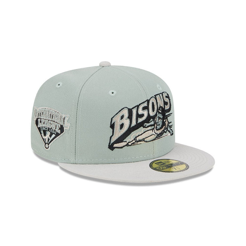 59FIFTY Hometown Roots バッファロー・バイソンズ ストーングリーン グレーアンダーバイザー - 13555063-700 | NEW ERA ニューエラ公式オンラインストア